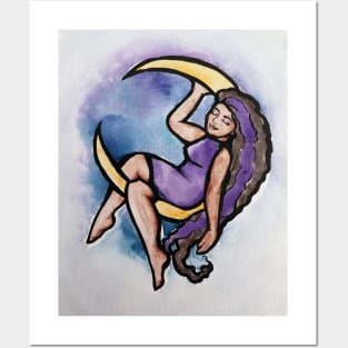 Moon Goddess Posters and Art